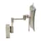 Alfi Brand Brushed Nickel Wall Mnt Sqr 8" 5x Magnifying Cosmetic Mirror W/ Light ABM8WLED-BN - alternate 8